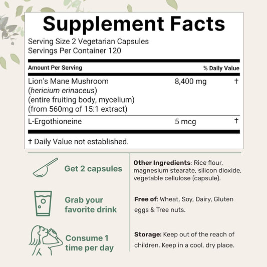 Mane Cognition Capsules